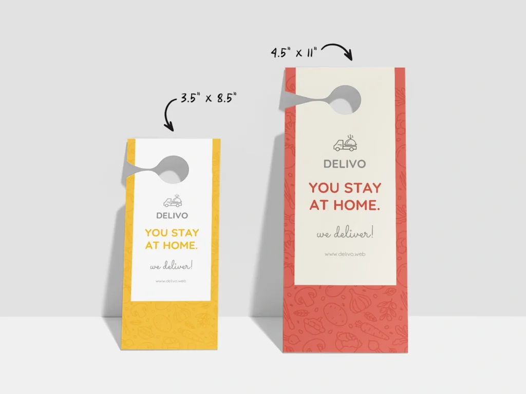 Materiali di Marketing door hanger -