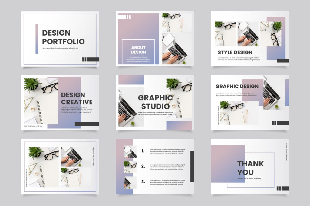 Materiali di Marketing portfolio -